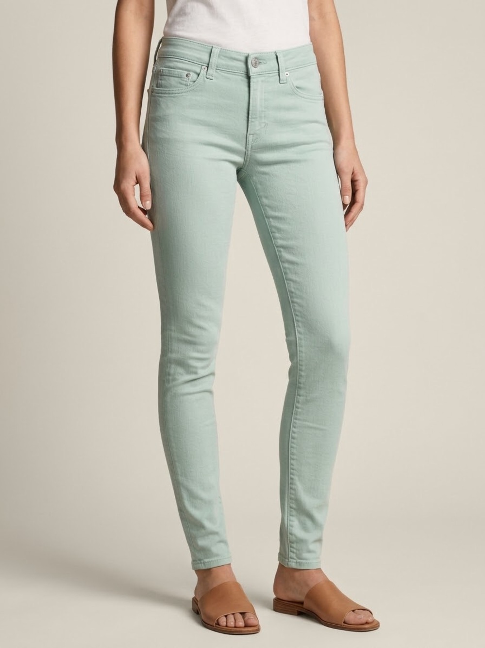 Comfortable Aritzia Rag & Bone Pastel Mint Women's Skinny Jeans Size 27